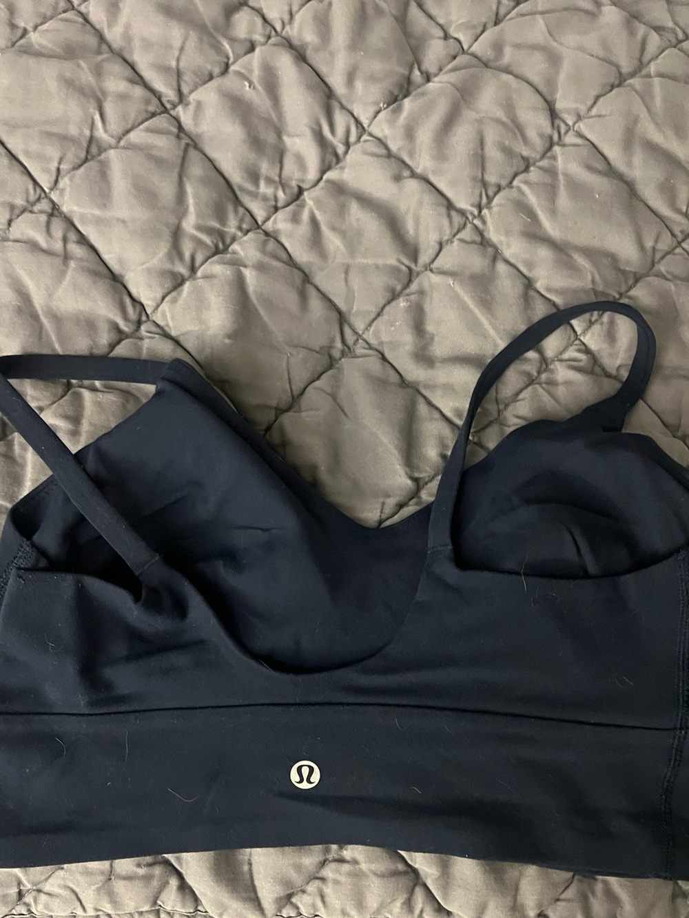 Lululemon focuser bra C/D navy size medium. Good used condition. - Picture 4 of 5